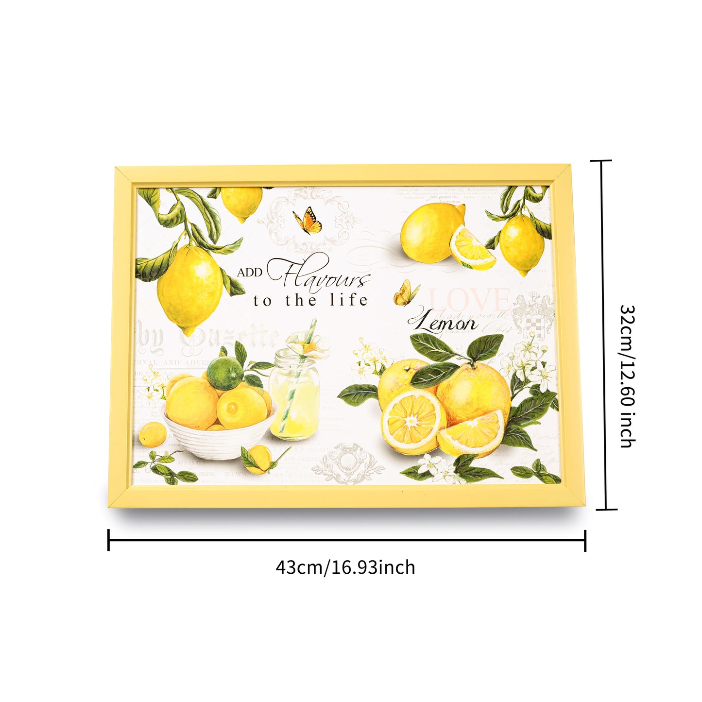 1 pcs Lap tray Placemats Lemon pattern illustration style 4 pcs table Placemats Factory Price cushion Bubble mat