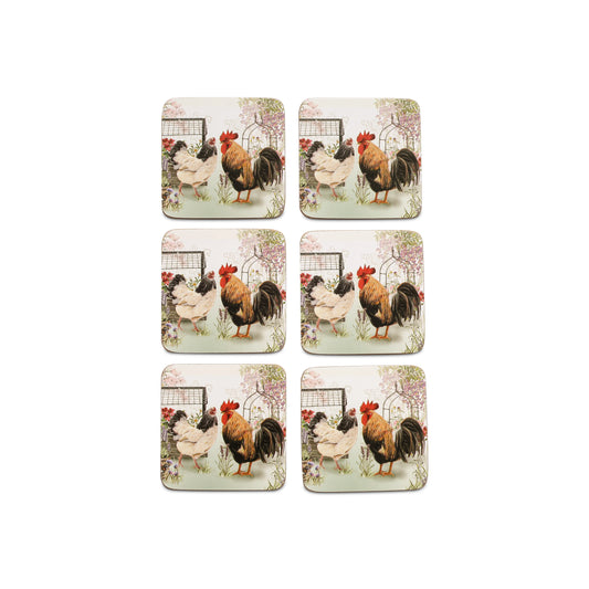 Free Shipping 6pcs Custom Printing Round Square Tea Drink MDF Wooden Coaster Heat-resisting Sublimation Coasters with Cork Back