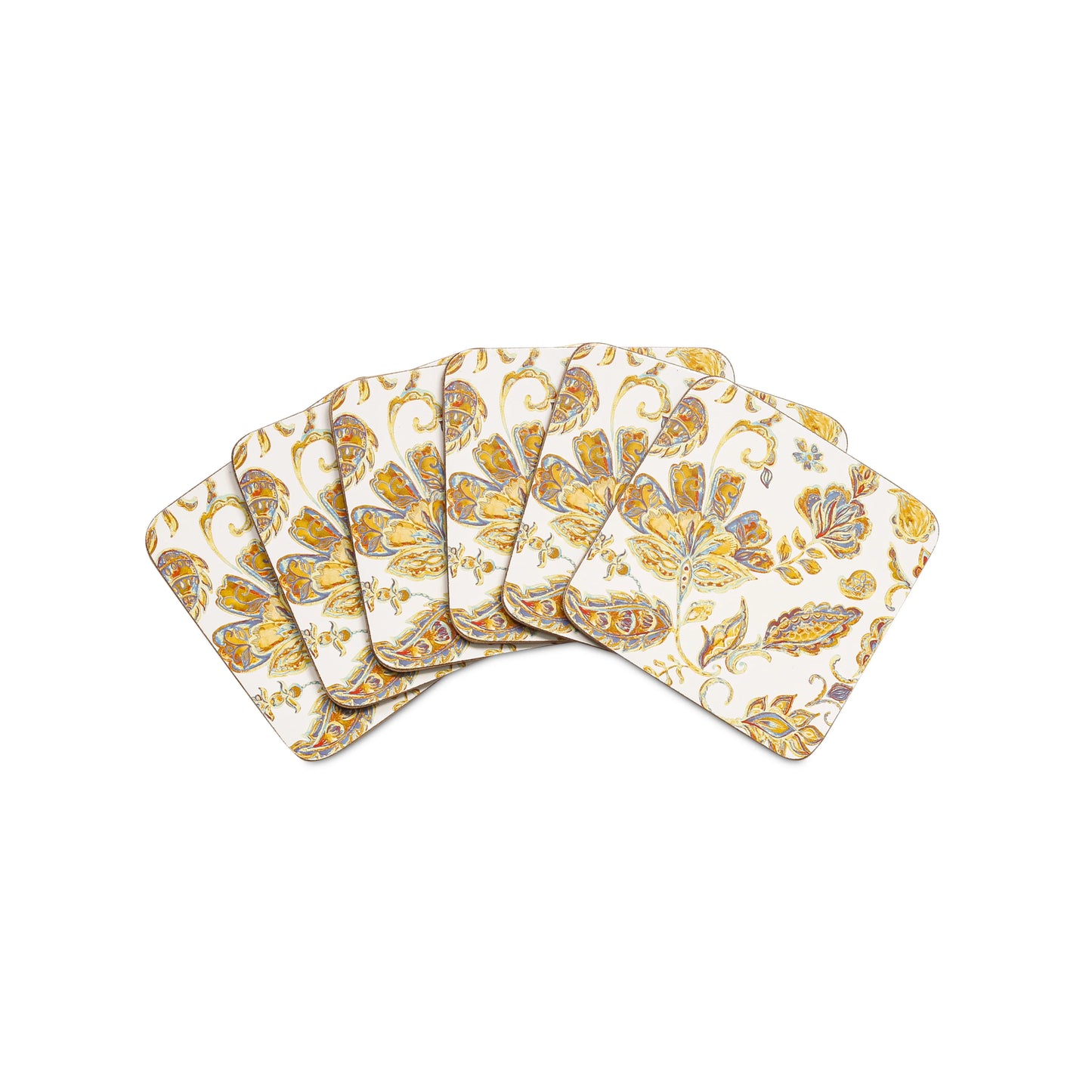 Free Shipping 6pcs Pastoral Style Phoenix-Tail Comic Print Wood Coasters Customized Printed Coffee Table Desk Mat & Pad
