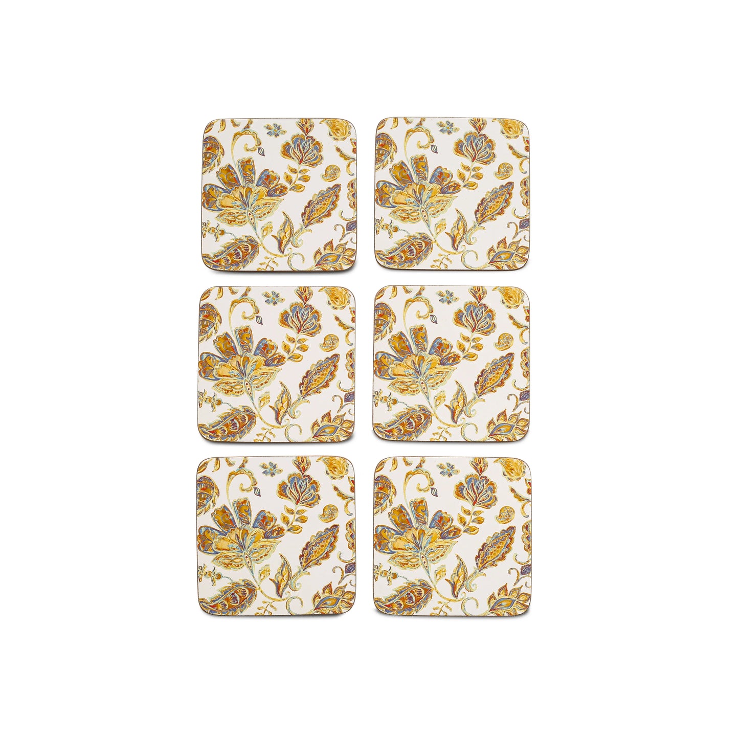 Free Shipping 6pcs Pastoral Style Phoenix-Tail Comic Print Wood Coasters Customized Printed Coffee Table Desk Mat & Pad
