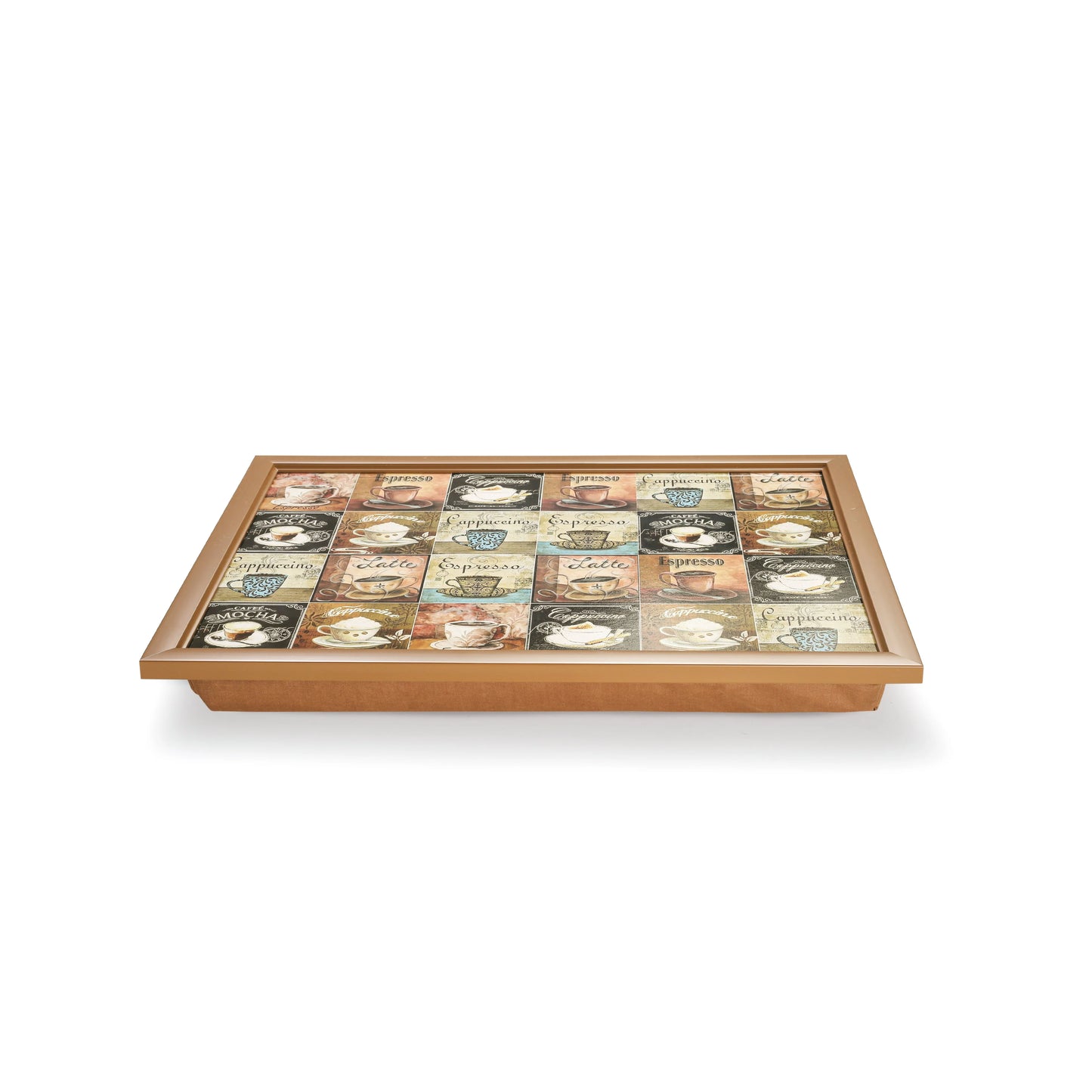 1 pcs Lap tray Placemats Coffee cup illustration design retro style table Placemats Factory Price cushion Bubble mat