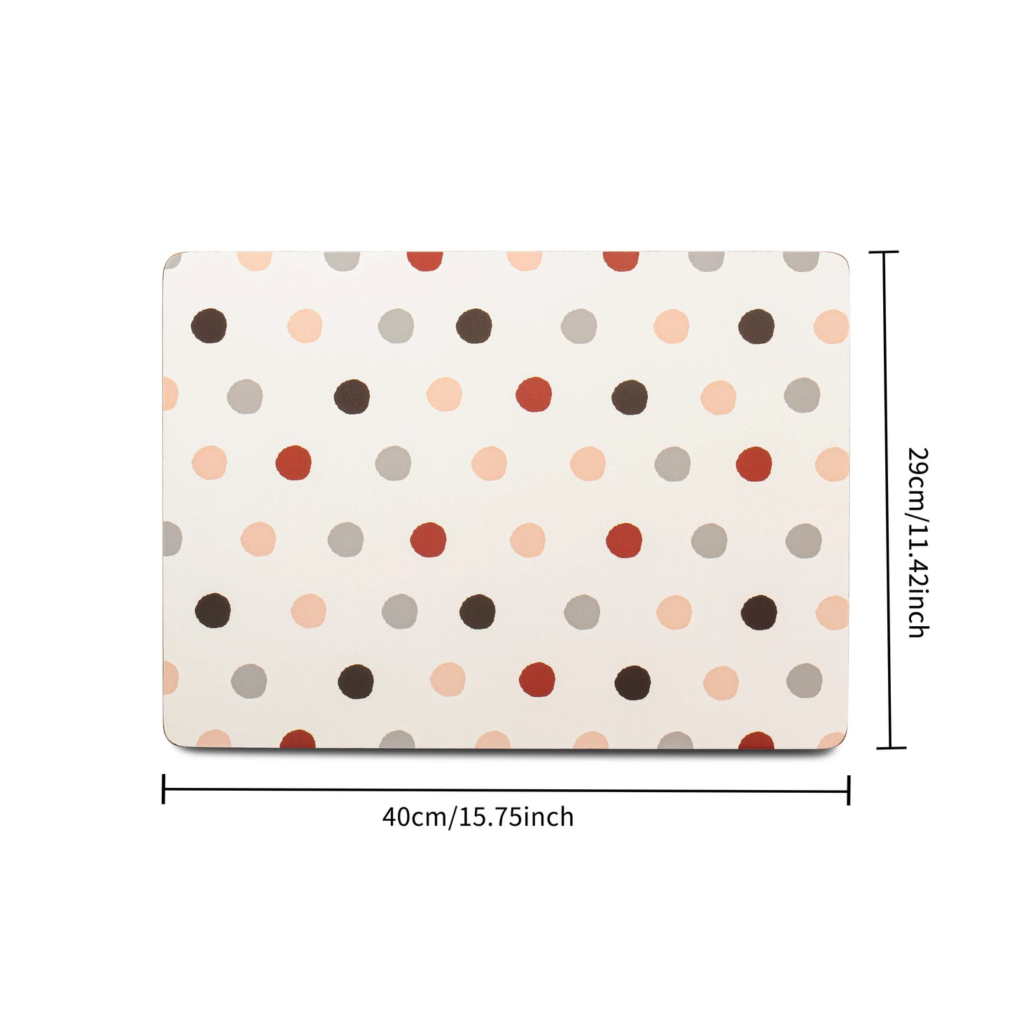 4pcs Large size Square Placemats Polka dot pattern simple style 4 pcs table Placemats Factory Price cushion Bubble mat